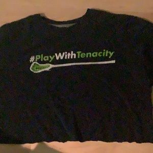 Cropped lacrosse shirt